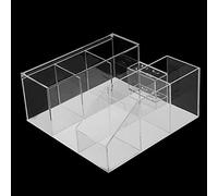 Beauty Eyelashes Brush Storage Box Practical Clear Eyelash Grafting Tools Cosmetic Makeup Holder