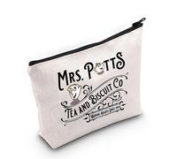 Beauty Fairytale Movie Inspired Gifts Mrs Potts Tea and Biscuit Co Cosmetic Bag for Fan (MRS. POTTS Tea UK)