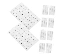 Beauty Fake Mole Stickers 10 Sheets Black Paper Temporary Tattoos