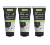 Beauty Formulas Activated Charcoal Detox Cleanser, 150ml, Pack of 3