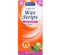 Beauty Formulas Argan Oil Wax Strips - 20 pcs