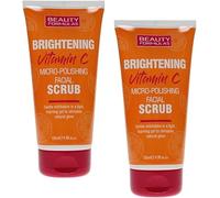 Beauty Formulas Brightening Vitamin C Facial Scrub, 150ml, Pack of 2