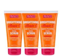 Beauty Formulas Brightening Vitamin C Facial Scrub, 150ml, Pack of 3