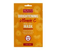 BEAUTY FORMULAS BRIGHTENING VITAMIN C FACIAL MASK, Orange