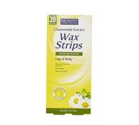 Beauty Formulas Chamomile Extract Hair Removal Wax Strips For Legs & Body 20 Wax Strips