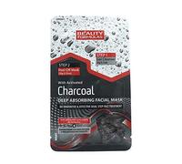 Beauty Formulas Charcoal Deep Absorbing Facial Mask 13g - 2-Step Cleanser & Mask