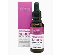 Beauty Formulas Renewing AHA and BHA Facial Serum 30ml - Pink