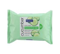 Beauty Formulas Cool Moist Cucumber Cleansing Facial Wipes x30