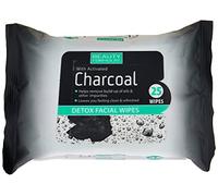 Beauty Formulas Facial Wipes Activated Charcoal Detox - 25 wipes