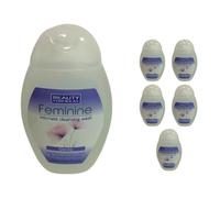 Beauty Formulas Feminine Intimate Cleansing Wash, Gentle, 250ml, Pack of 6