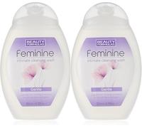 Beauty Formulas Feminine Intimate Cleansing Wash, Gentle Formula, 250ml, Pack of 2