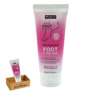 Beauty Formulas Intensive Foot Cream with Menthol and Peppermint, Moisturising, Softening, Bundled by UrbanShoppi, 100ml (6x Tub)