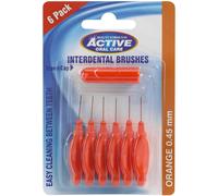 Beauty Formulas Interdental Brush with Travel Cap, 0.45 mm