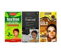 Beauty Formulas - Nose Pore Strips Charcoal - 6 strips