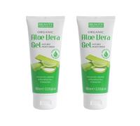 Beauty Formulas Organic Aloe Vera Gel, Nature's Moisturiser, 100ml, Pack of 2