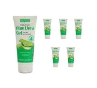 Beauty Formulas Organic Aloe Vera Gel, Nature's Moisturiser, Sensitive Skin, Fragrance Free, 100ml, Pack of 6