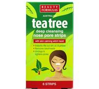 Beauty Formulas Tea Tree Nose Pore Strips 6'S