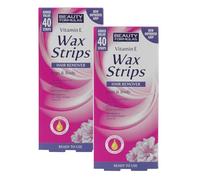 Beauty Formulas Vitamin E Wax Strips 40 pcs