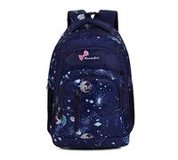 BEAUTY GIRLS BY HOTSHOT 1522|School Bag|Tuition Bag|College Backpack|ForGirls&Women|Waterproof Bag, NAVY BLUE, FREE