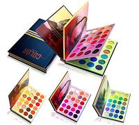 Beauty Glazed 72 Color Press Eyeshadow Palette Book Shadow Palette Glitter Matte Shimmer Natural Highly Pigmented Professional Eye Shadow Powder Long Lasting Waterproof Make Up Palette