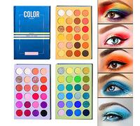 Beauty Glazed 72 Colors Eyeshadow Palette High Pigmented Waterproof Easy to Blend Eyeshadow Shimmer Glitter Matte Eye Shadow Pearlescent Nude All-In-One Makeup Palette