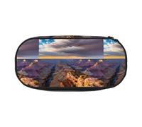 Beauty Grand Canyon 1 Print Oxford Cloth Pencil Case Pouch, Sturdy, Double Zipper, Cosmetic Pencil Storage