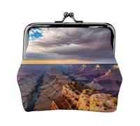 Beauty Grand Canyon 1 Print Practicality Coin Purse Cute Mini Coin Pouch for Women (4.52 x 4.13in) Exquisite, Black, One Size