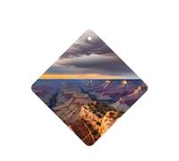 Beauty Grand Canyon 1 Printing 10 Pieces Air Freshener Car Hanging Cards Air Freshener Sheets With Rope For Cars Home