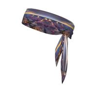 Beauty Grand Canyon 1 Sport Head Ties Unisex Tie Headbands Tie Back Workout Hair Band Sweatbands for Tennis Ninja Running
