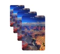 Beauty Grand Canyon Car Air Fresheners Cards 4 Pcs Hanging Fragrance Scented Cards Long-Lasting Car Aromatherapy Tablets for Wardrobe Bathroom Car Interior Mirror Pendant Gifts