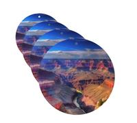Beauty Grand Canyon Car Air Fresheners Cards 4 Pcs Hanging Fragrance Scented Cards Long-Lasting Car Aromatherapy Tablets for Wardrobe Bathroom Car Interior Mirror Pendant Gifts