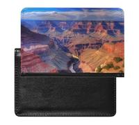 Beauty Grand Canyon Passport Holder Cover Passport Cover Protector Essentials with Credit Card Slots Slim Travel Wallet Covers Documents Organizer Protector for Man&Women