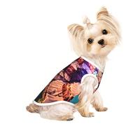 Beauty Grand Canyon Print Dog Shirt Summer Pet T-Shirts Stretchy Cats Dogs Tee Shirt Sleeveless Tank Top Dog Vest