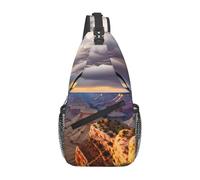 Beauty Grand Canyon Print Sling Bag For Women Men Fashion One Shoulder Crossbody Bag Travel Fanny Pack Cross Body Bags