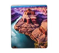 Beauty Grand Canyon Print Small Desk Pad,Rubber Base with Precision Stitched Edges,Perfect for Office,Gaming