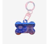 Beauty Grand Canyon Printing Acrylic Dog Bone Ornament,Dog Tags Personalized Pet Ornament, Key Chain Bone Shaped Id Tags