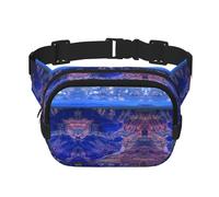 Beauty Grand Canyon Square Double-Layer Waist Bag Chest Bag Crossbody Bag Running Travel Hiking Waist Bag