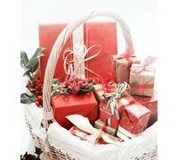 Beauty Hamper "All Individually Gift Wrapped in a Luxury Wicker Basket" Basket May Vary (Large)