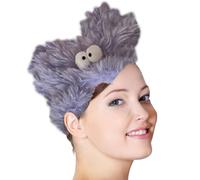 Beauty Headband - 8.66 X 6.69 Inch 60G Cute Plush Hair Band Skin Care Head Wrap | Women Girls Daily Use Face Wash Makeup Application