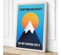 Beauty In Perception Canvas Wall Art Print 18x12 Inch