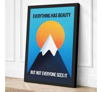 Beauty In Perception Canvas Wall Art Print 18x12 Inch (46 x 30 cm)