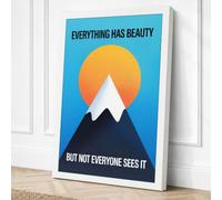 Beauty In Perception Canvas Wall Art Print 24x16 Inch (61 x 41 cm)