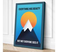 Beauty In Perception Canvas Wall Art Print 30x20 Inch (76 x 51 cm)