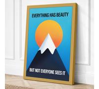 Beauty In Perception Canvas Wall Art Print 36x24 Inch