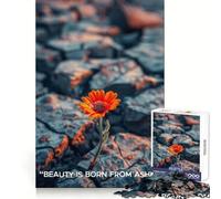 Beauty Is Born From Ashes 1000 Pieces Puzzles for Teenagers Memory Training Peaceful Escape Flawless Cut Winter Gift (38x52cm)