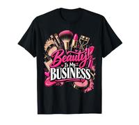Beauty is My Business Flat Lay Makeup Artist MUA Salon T-Shirt