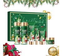 Beauty Kit, Fruit Extracts Cleanser, Hydrating Brightening Gentle Skincare Set with Natural for Dry Sensitive Dull Tone, Christmas Gift Choice for Mother Teen Home Self Care Routine