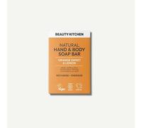 Beauty Kitchen - Natural Hand and Body Soap Bar - Orange Sweet and Lemon Essential Oils - Triple-Milled, Palm Oil-Free and Uplifting Citrus Cleansing Bar - 100g