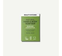 Beauty Kitchen - Natural Hand and Body Soap Bar - Rosemary and Eucalyptus Essential Oils - Triple-Milled, Palm Oil-Free and Long-Lasting Cleansing Bar - 100g