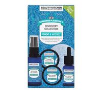 Beauty Kitchen - Seahorse Plankton + Discovery Collection - Hydrating Moisturiser, Cleanser, Mask, Oil & Sponge - For Fine Lines, Wrinkes & Uneven Skin Tone - Vegan/Cruelty Free